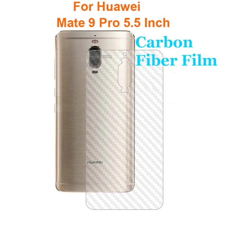 10 упаковок, Защитная пленка для задней панели из волокна для huawei mate 10 lite Pro 9 8 3D Carbon, защита заднего экрана Honor 6A 6C 6X 7X, не стекло