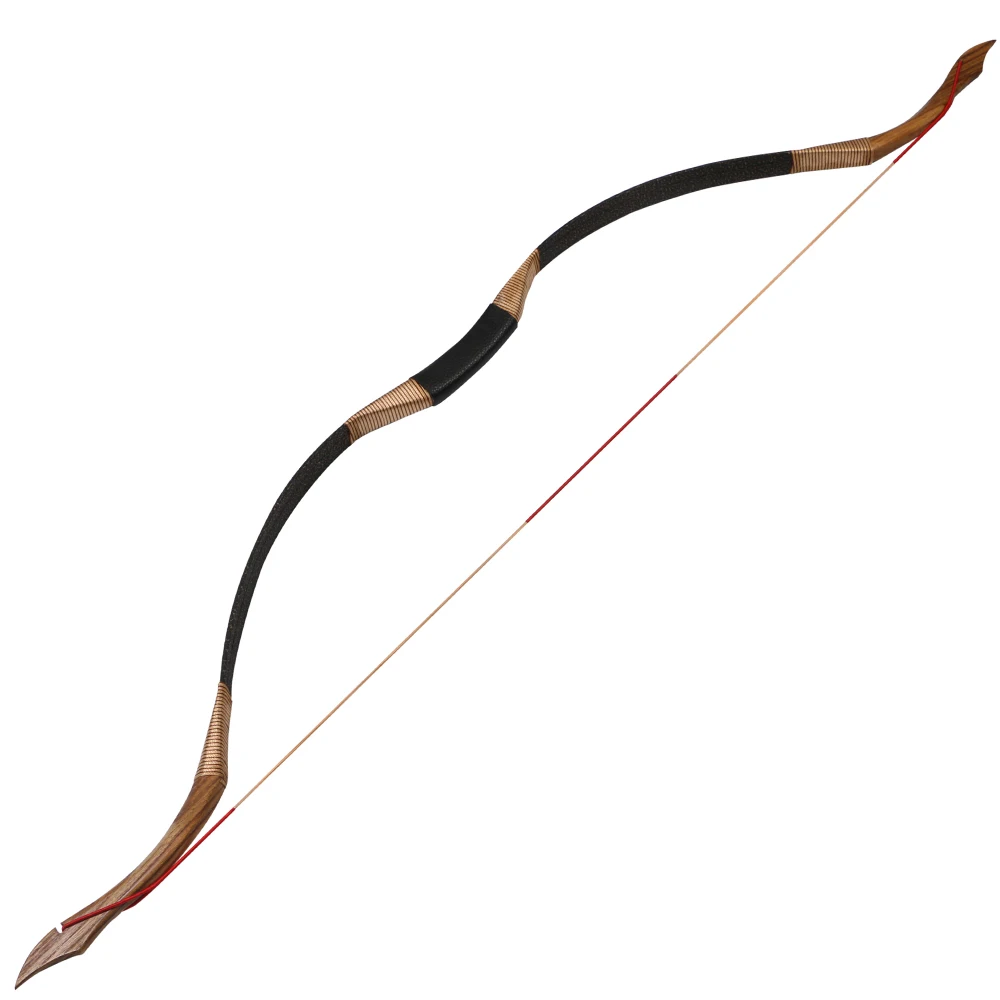 30-50lbs tiro al arco puro hecho a mano arco recurvo arco tradicional caza de madera objetivo de tiro laminado nuevos juegos al aire libre - 5