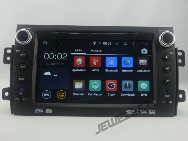 Excellent Octa core IPS screen  Android 9.0 Car DVD GPS radio Navigation for 2007-2013 suzuki SX4 Fiat Sedici with 4G/Wifi,DVR,OBD,1080P 5