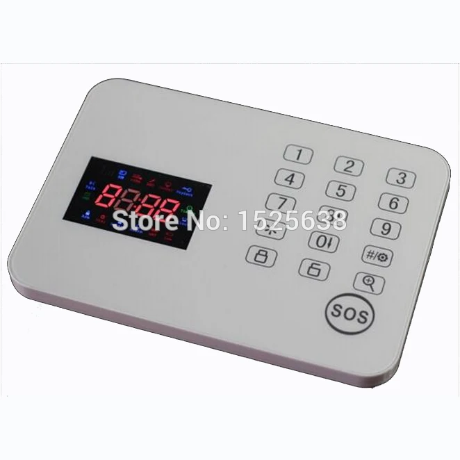 

120 Wireless Zones Colorful Display Touch Keypad GSM Remote Control Alarm Host Panel for Home Security System