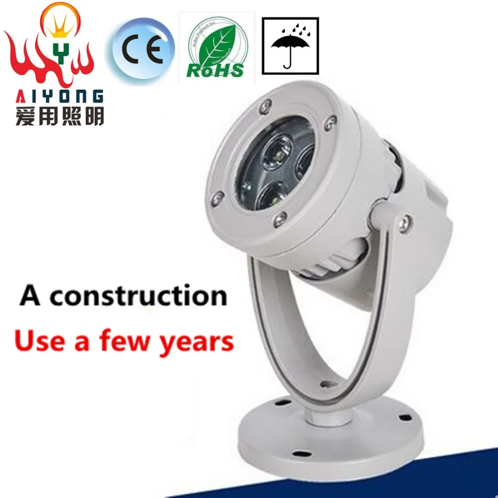 

Free shipping the LED lamp 6 w project-light lamp courtyard focusing LED lamp small shoot the light waterproof outdoor lawn lamp