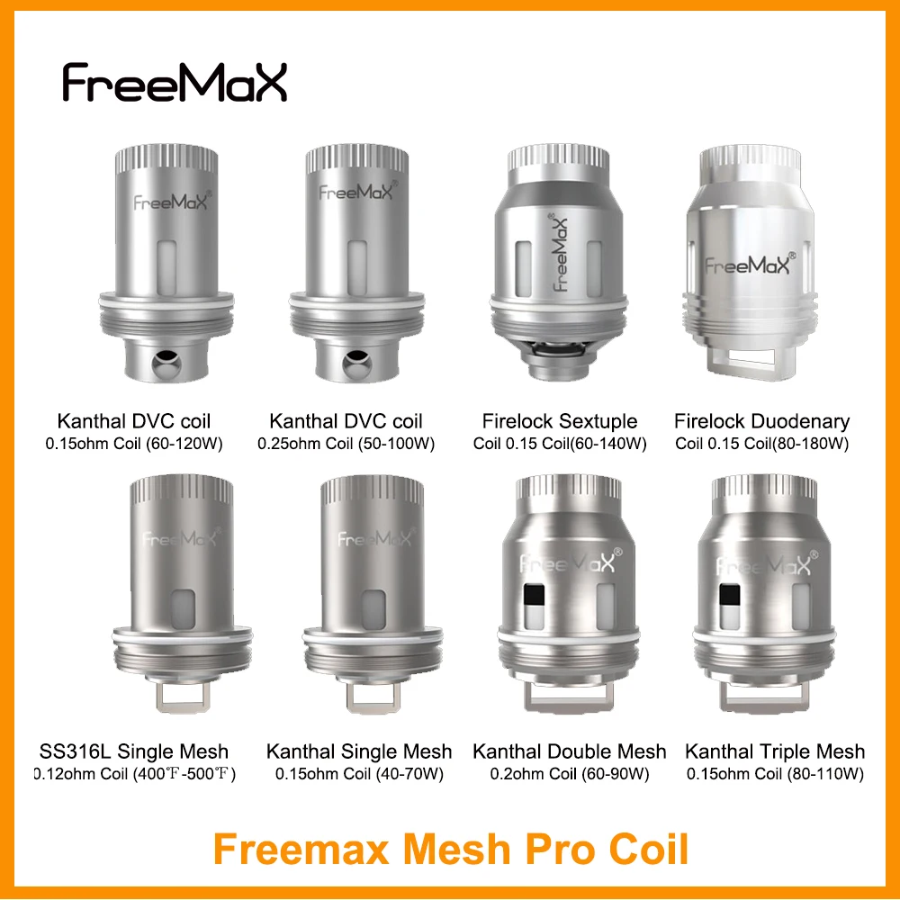 Koop ONS Magazijn Originele 3 stks pak Freemax Mesh Pro Tank Coils KA Dubbele KA Enkele KATriple SS316L Enkele  KA Quad E Sigaret