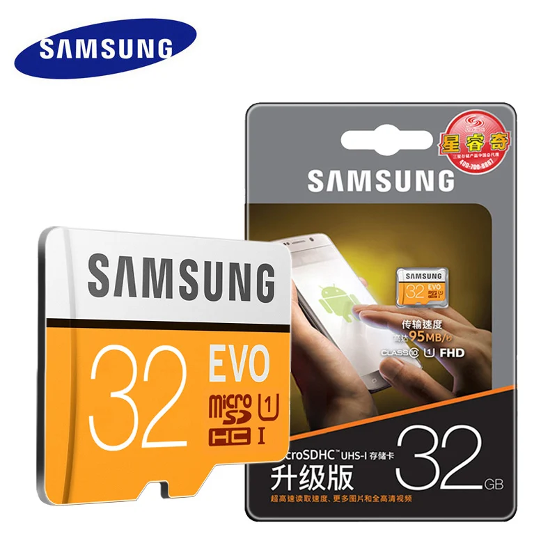 Карта памяти samsung EVO UHS-3, 256 ГБ, 128 ГБ, 64 ГБ, U3, Micro sd карта, 32 ГБ, класс 10, U1, флеш-карта TF, карта памяти Microsd, sd-карта s