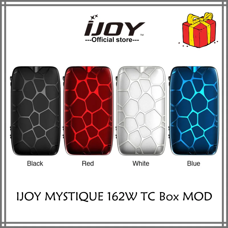 Новейший IJOY MYSTIQUE 162 Вт TC бокс мод 0,91 дюймов дисплей Выход Vape коробка мод обжиг быстро 18650 электронная сигарета мод Vs drag 2