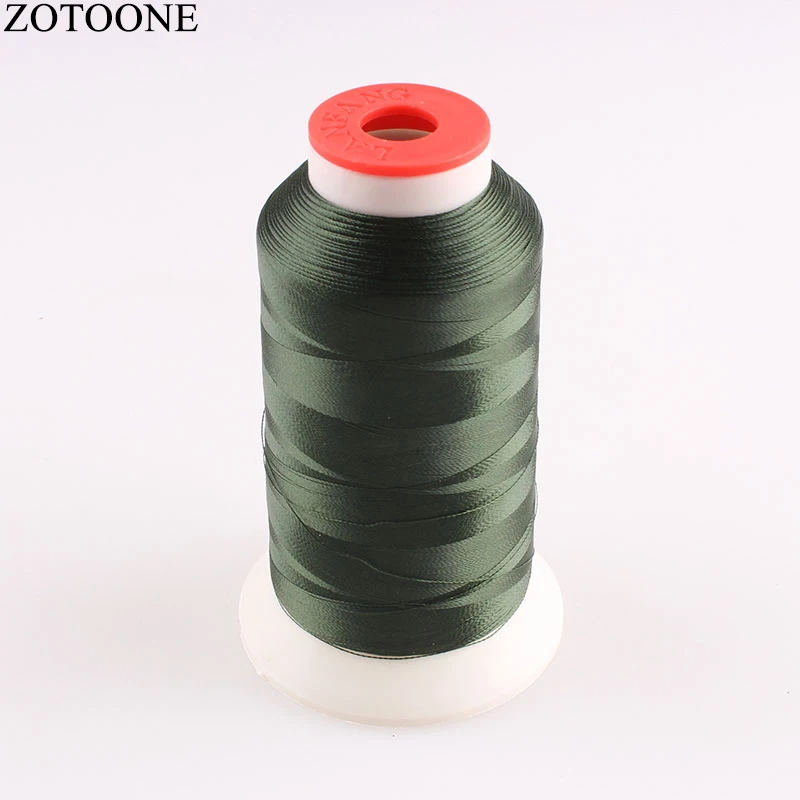 ZOTOONE 120/2 3000YDS DIY черная швейная машина для бедер, полиэфирная пряжа, швейные нитки для оверлока, набор ниток для вышивания джинсов C