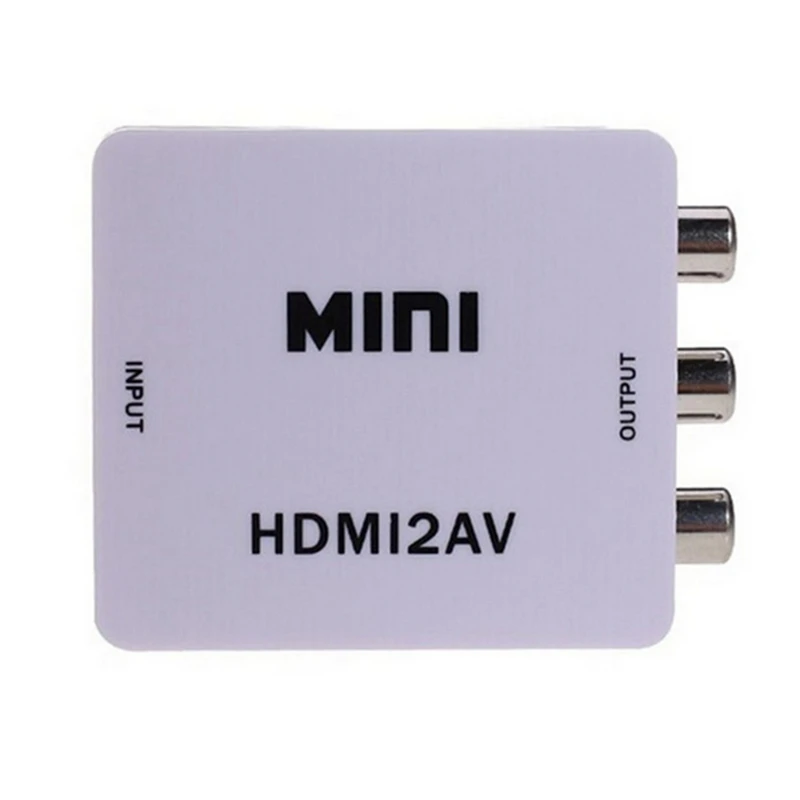 Rankman HDMI to AV/RCA Adapter HDMI2AV Converter CVBS L/R Video NTSC/PAL Box 1080p for HDTV TV-box PS3 Laptop PC Projector Rankman HDMI to AV/RCA Adapter HDMI2AV Converter CVBS L/R Video NTSC/PAL Box 1080p for HDTV TV-box PS3 Laptop PC Projector
