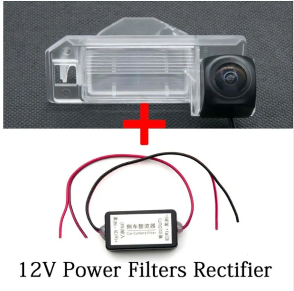 camera with filter 175 градусов MCCD 1080 P “рыбий глаз” с Автомобильная камера заднего вида для Mitsubishi ASX 2011 2012 2013 RVR Outlander Спорт XL заднего хода автомобиля Камера - Название цвета: camera with filter