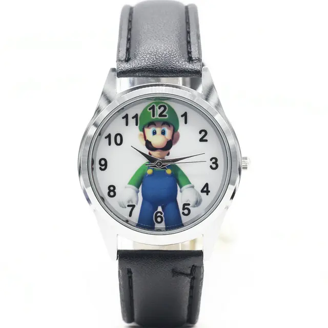 2018 super mario Luigi watch Quartz Kids Sports fashion cartoon Watch Wristwatch 2018 super mario Luigi watch Quartz Kids Sports fashion cartoon Watch Wristwatch