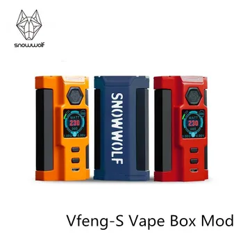 

Snowwolf Vfeng-S Mod Sigelei Vape 230W Box Mod 1.30 inch TFT color screen TC Mods Vfeng S e cigarette Kit