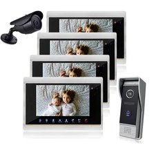 Homefong 7 Inch TFT Touch Screen Color Video Door Phone Night Version Intercom System IR sensor