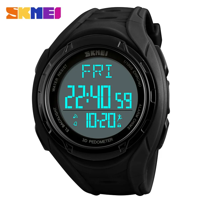 

SKMEI Fashion Sport Watch Men 50M Waterproof Fitness Watch Top Brand Stop Watch Back Light Shock Resistant Chronograph Clock