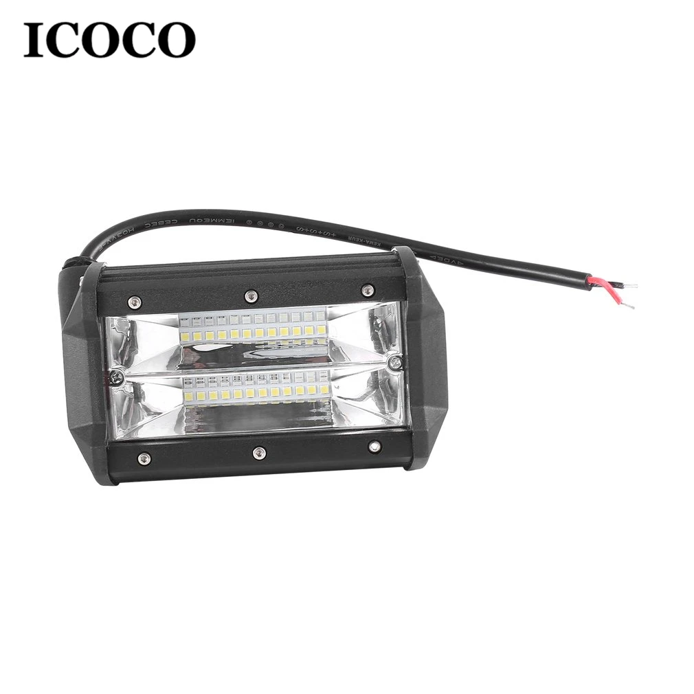 

ICOCO Portable 72W 18 LEDs Hight Power LED Headlight Cylider Shape Working Lamp for Boat Tractor Truck Off-Road Cars Wholesale