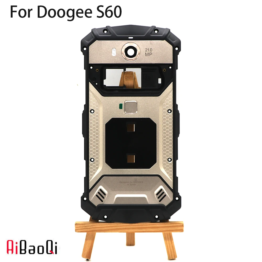 

AiBaoQi New Original Doogee S60 battery case Protective Battery Case Back Cover For 5.2 inch Doogee S60 Smart Phone+3M adhesive