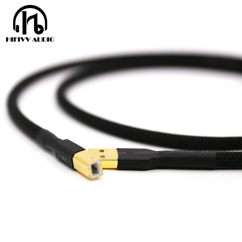 Кабель hifi USB двойное магнитное кольцо анти помехозащищенный усилитель ЦАП кабель