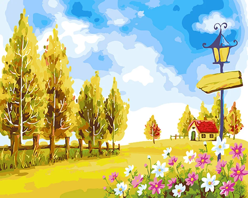 bright landscape
