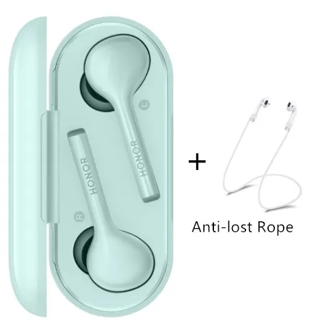 blue add rope Huawei Honor Flypods Lite Беспроводные Наушники Hi-Fi водонепроницаемые IP54 управление беспроводным зарядным устройством Bluetooth 4,2 - Цвет: blue add rope