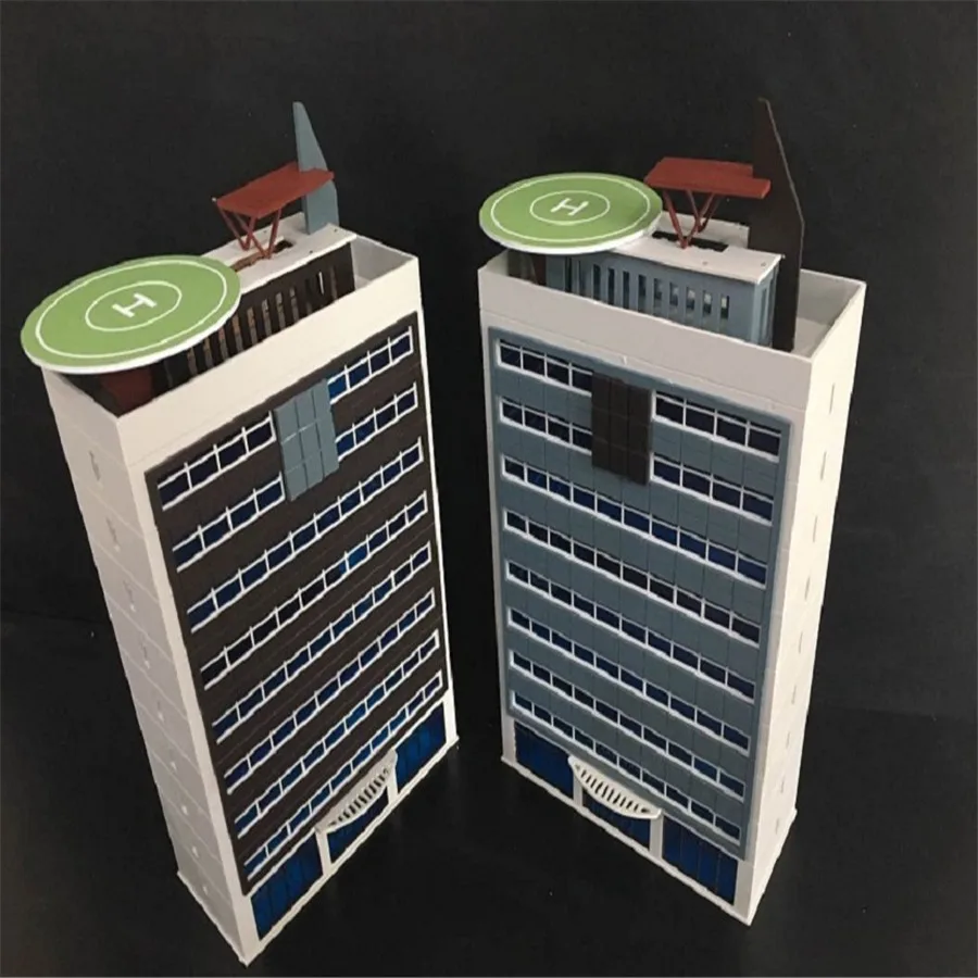 n scale train layout model n scale police building01