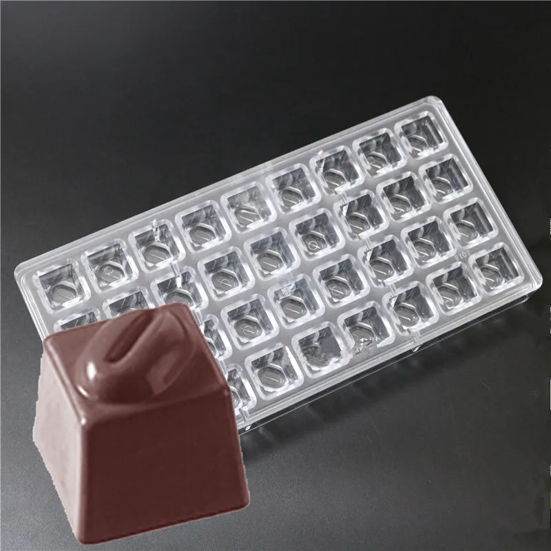 

36 cavities square ladder-shaped with peas bean Hard Polycarbonate Chocolate Mould PC Candy Pasta Tool Injection PC Cake Mold