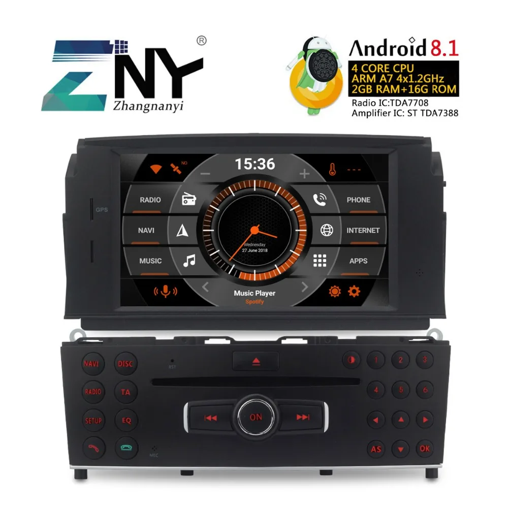 

Android 8.1 Car DVD For Benz C Class C200 C180 W204 2007 2008 2009 2010 2011 Auto Stereo Radio Audio GPS Video Free Rear Camera