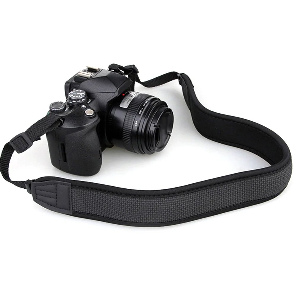 DSLR камера ремень широкий быстросъемный черный ремешок на шею, через плечо для Canon/Nikon/sony/Pentax/Fuji/Olympus/Panasonic