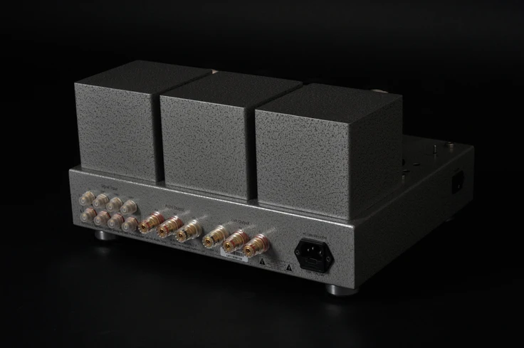 Line Magnetic merge-type LM-211IA EL34 push pull AB1 tube amplifier with 12AX7 12AU7 EL34 Transistor / Superlinear mode