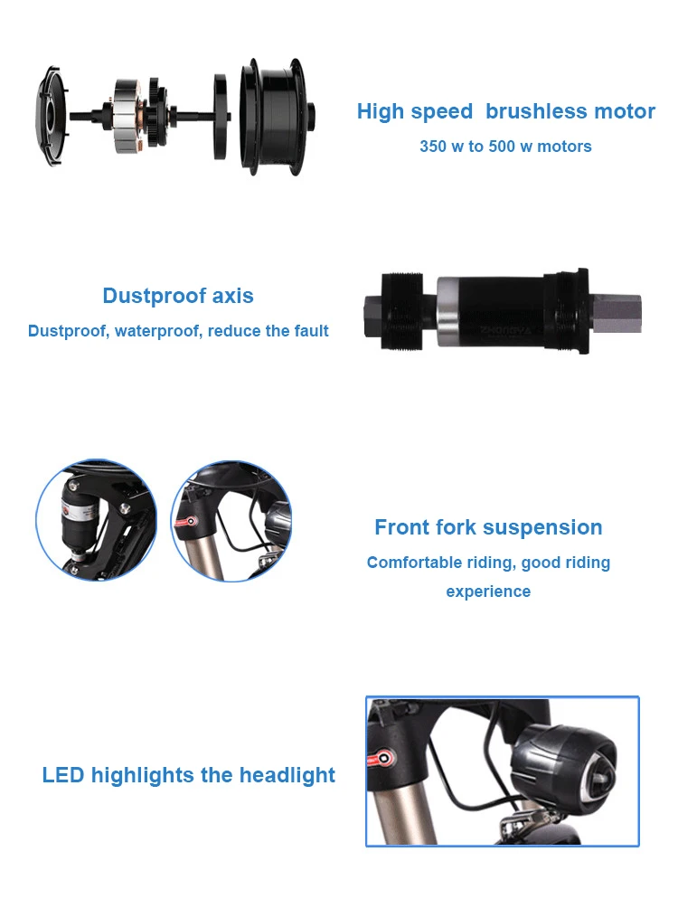 Flash Deal LOVELION Inch Mountain Bike Frame 48V Electric Lithium Battery Strong Hiding Power 500W - 350W Mute Ebike 21 Hybrid Engine Speed 19