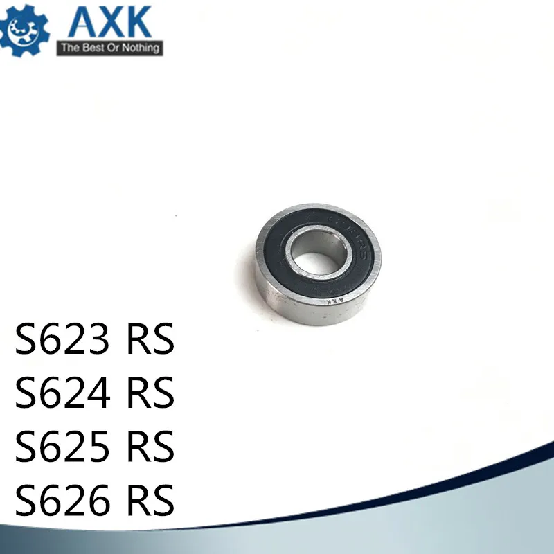 Bearings 623 624 625 626 ( 1 PC) 440C Stainless Steel Rings With Si3N4 Ceramic Balls Bearing S623 S624 S625 S626