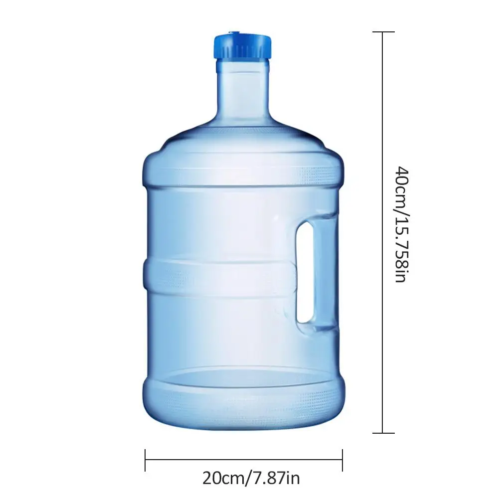 5L 7.5L Mineral Water Pure Bucket Water Bottle Portable PC Bucket Household Large Capacity Pure Water Bucket With Handle Bucket