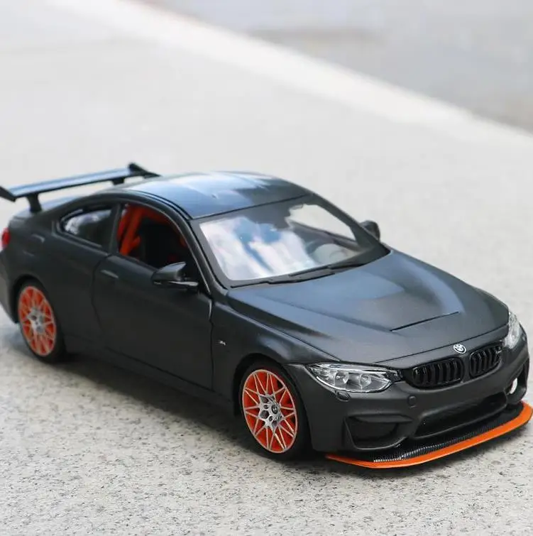 

Die-Cast 1:24 Car Models Metal Vehicle Toys for Children gld3 Static Coche Sports Cars Birthday Gift M4 GTS