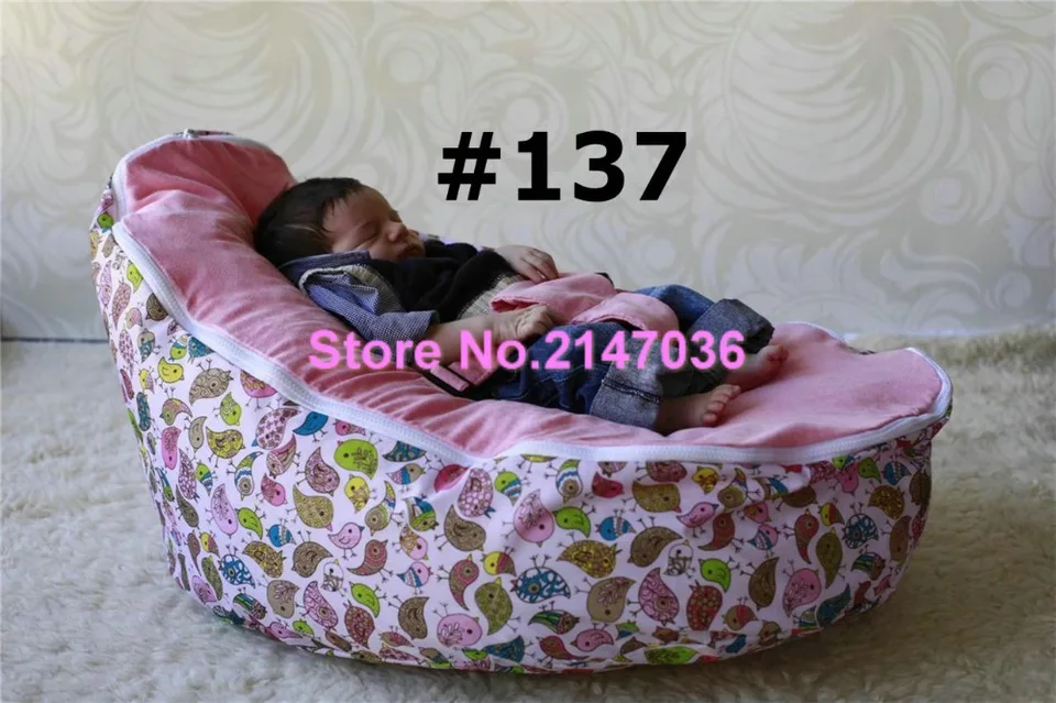 baby bean bag pink