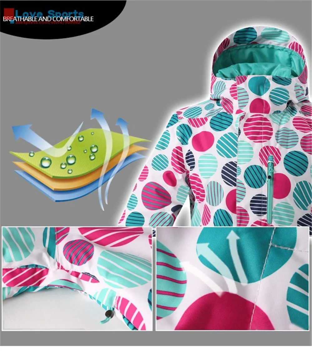 Água Roupas de Esqui Ao Ar Livre