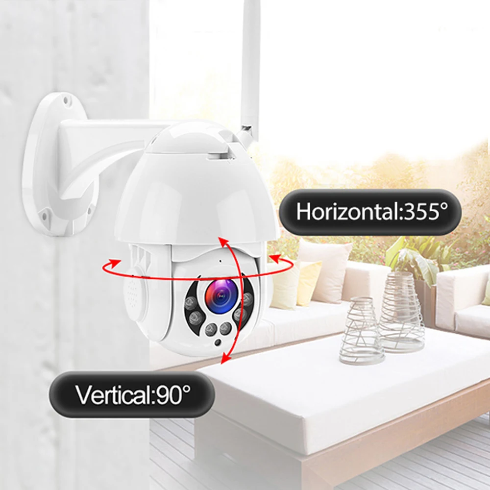 PTZ IP камера wifi камера Открытый панорамирование наклона зум 4X1080 p скорость купольная Onvif ip Cam IR безопасности наблюдения ipCam Camara внешний