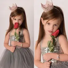 Baby Girl Dress Clothing Silver Sequins Tulle Cute Party Gown Fancy Dresses Birthday Gift Girl Clothing