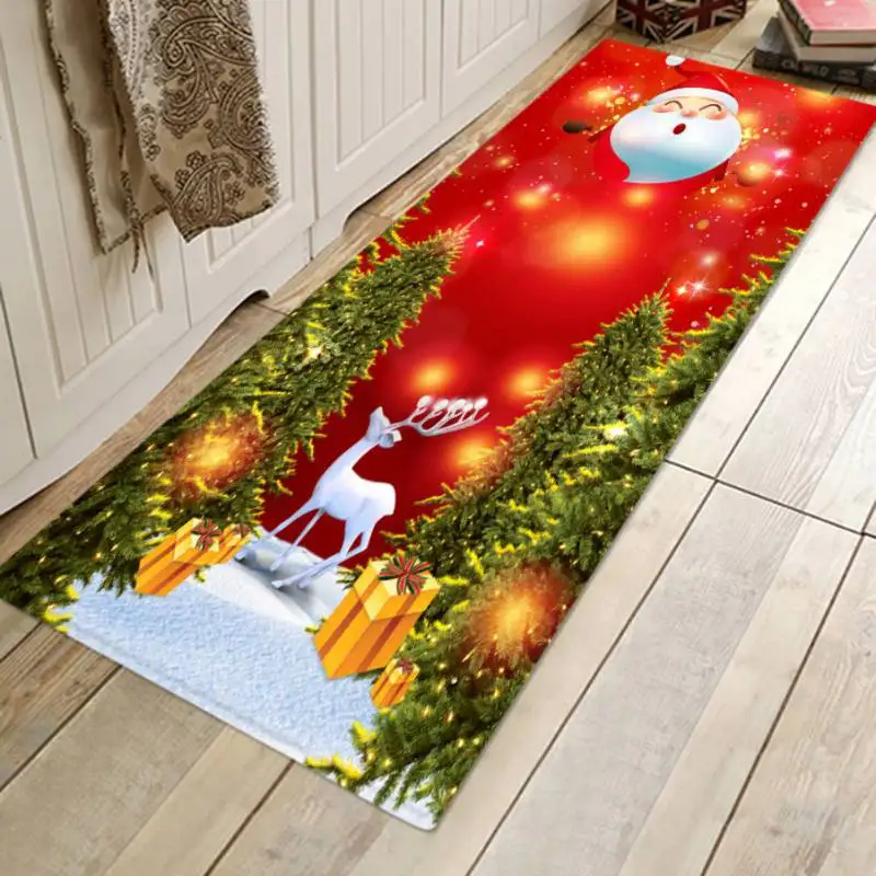 Christmas Tree Carpet Fashion Xmas Home Decor Snowman Christmas Tree