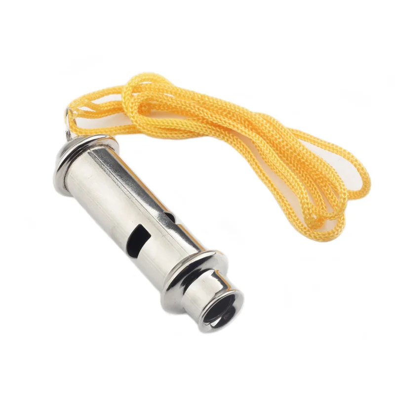 

1Pcs 2019 New Iron Police Whistle Referee Coach Whistle Outdoor Lifesaving Metal Coreless Whistle