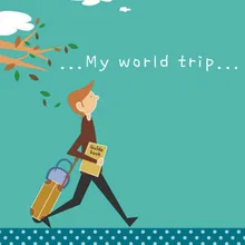 1 шт. MDA-08 [тематические открытки] Мой мир путешествия/8 шт. Почтовые открытки