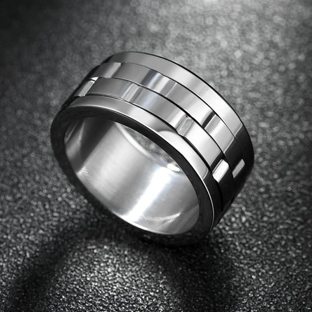 Moda Uomo In Acciaio Al Titanio Gioielli Anello Nuziale Dito Punk Anello In Acci Moda Uomo In Acciaio Al Titanio Gioielli Anello Nuziale Dito Punk Anello In Acci