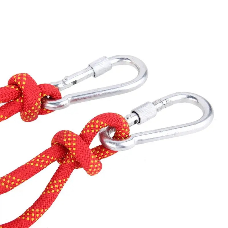 10 м дерево страховочное для скалолазания Sling Rappelling веревка вспомогательное оборудование шнура(красный