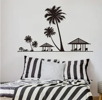 

Palm trees wall sticker decals DIY home decoration JM7154