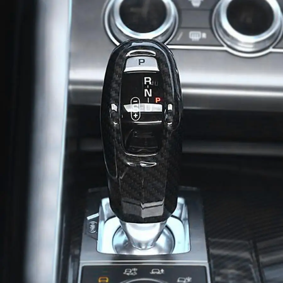 Ручка переключения рулевого механизма автомобиля из углеродного волокна для Land Rover Range Rover Sport молдинги для интерьера