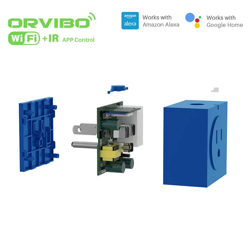 Orvibo S31 WiFi розетка работает с Amazon Alexa беспроводная версия дистанционное управление
