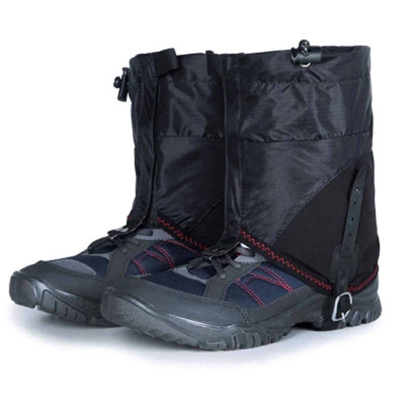 

Super sell-Unisex Legging Gaiter Leg Cover Waterproof Sandproof Leg Protector Snow Windproof Camping Hiking Boots Shoes Leg Co