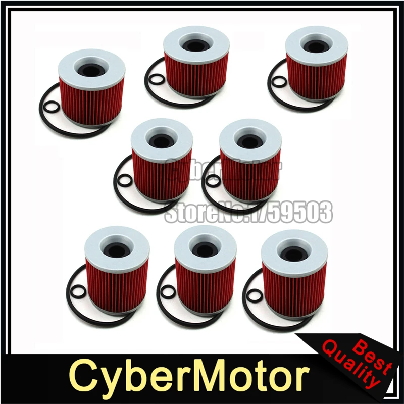 8x Oil Filter For KAWASAKI KZ400D Z400 KZ400S Z1F KZ650B Z650SR KZ650B