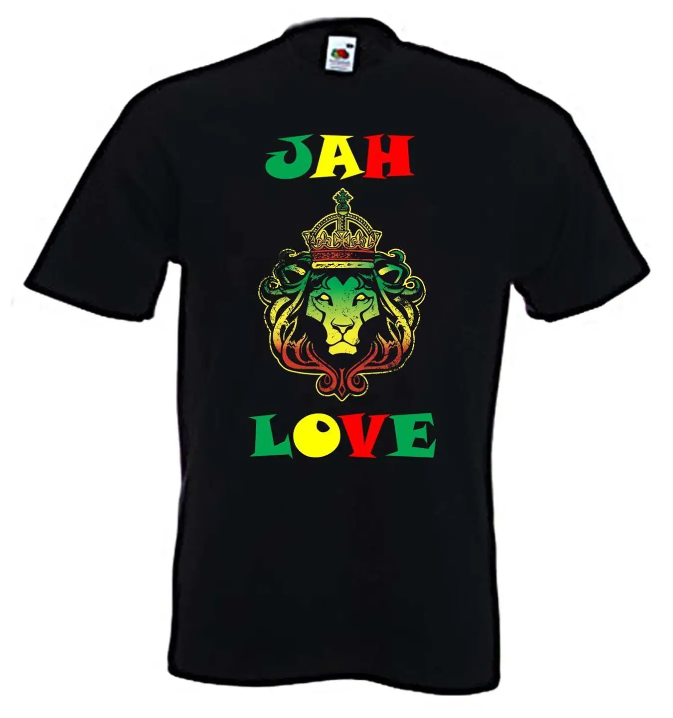 JAH LOVE Футболка-Регги Раста растафариан Боб Марли-Размеры S до XXXL крутая