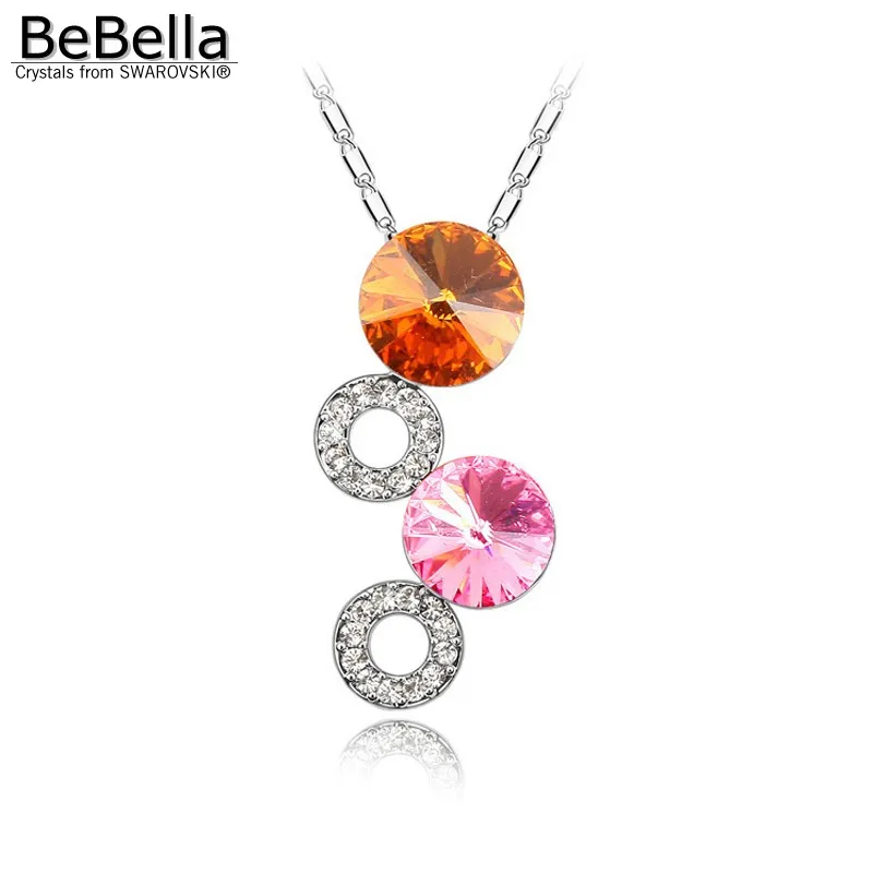 BeBella fantasy bubble кулон ожерелье сделано с кристаллами от Swarovski для женщин модные
