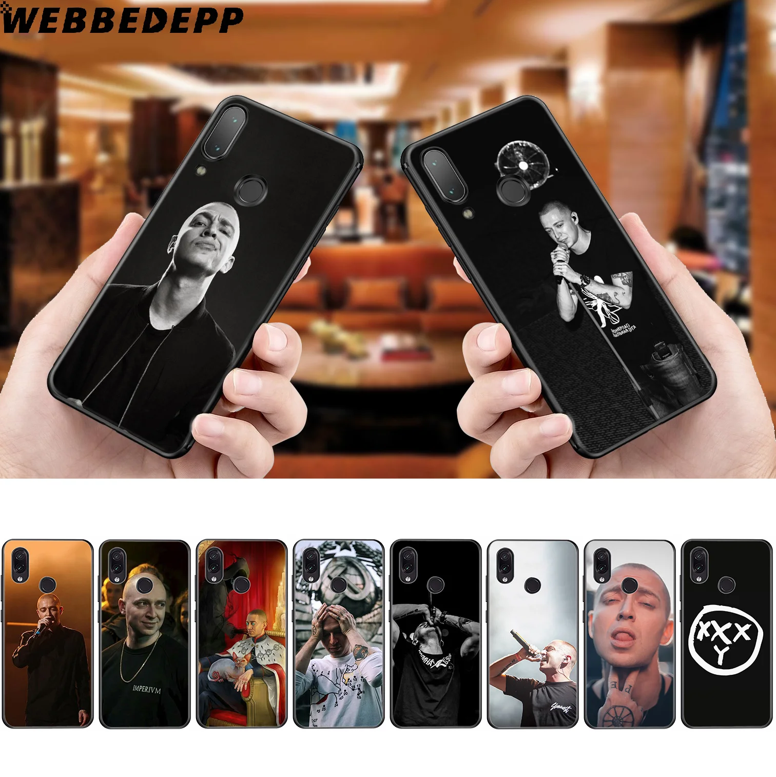 WEBBEDEPP Oxxxymiron Rapper Soft Case for Xiaomi Redmi K20 7A 4A 4X 5 5A 6 6A S2 Note 8 4 7 Pro Plus Prime |
