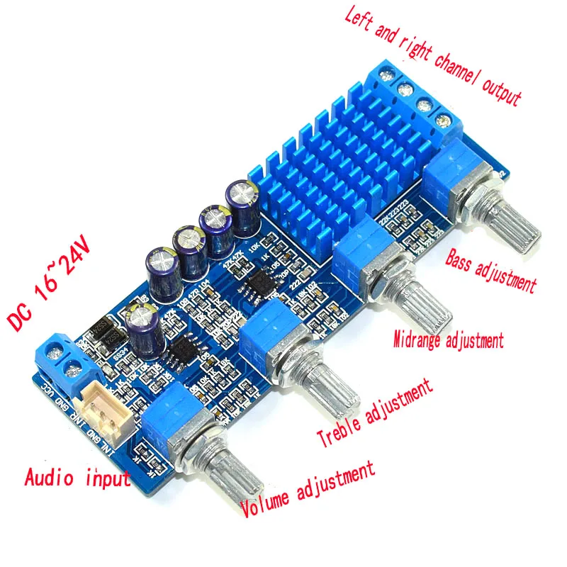 KYYSLB 30 Вт+ 30 Вт DC12V~ 16 В двухканальный усилитель высокой мощности TPA3116 плата двойной op amp NE5532 с усилитель тональности