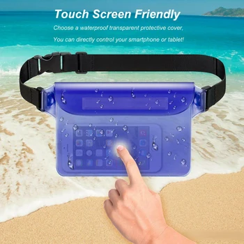 

2019 New Waterproof Drift Diving Swimming Bag Underwater Dry Shoulder Waist Pack Bag Pocket Pouch for For iPhone Cell Phone