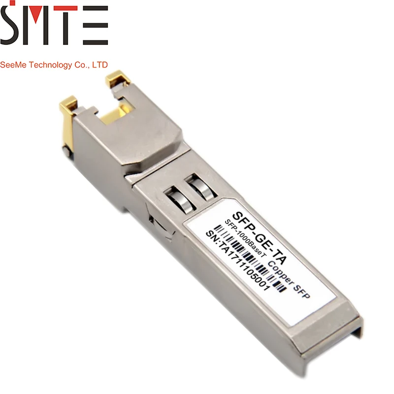 Совместимость с HW RJ45 волоконно-оптический SFP-1000BASET SFP SFP-GE-T оптический модуль SFP-1000BASET-T-RJ45-100m