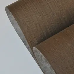 Темно-коричневый венге спроектированный деревянный шпон с флисовой задней